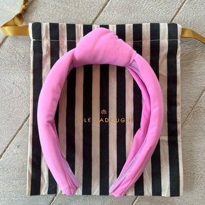 Lele Sadoughi Pink Magenta Neoprene Headband
